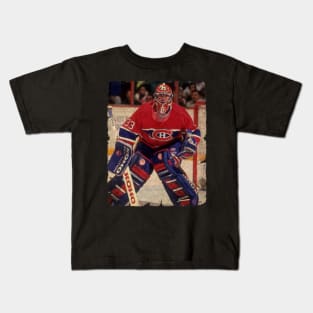 Patrick Roy, 1987 in Montreal Canadiens (551 GP) Kids T-Shirt